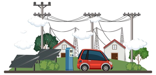Energía verde generada a partir del concepto de vector de recursos naturales