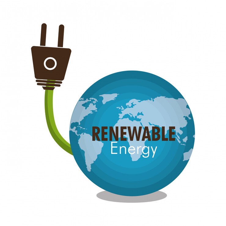Vector gratuito energías renovables