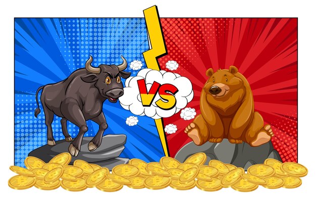 El enfrentamiento del mercado toro contra el oso