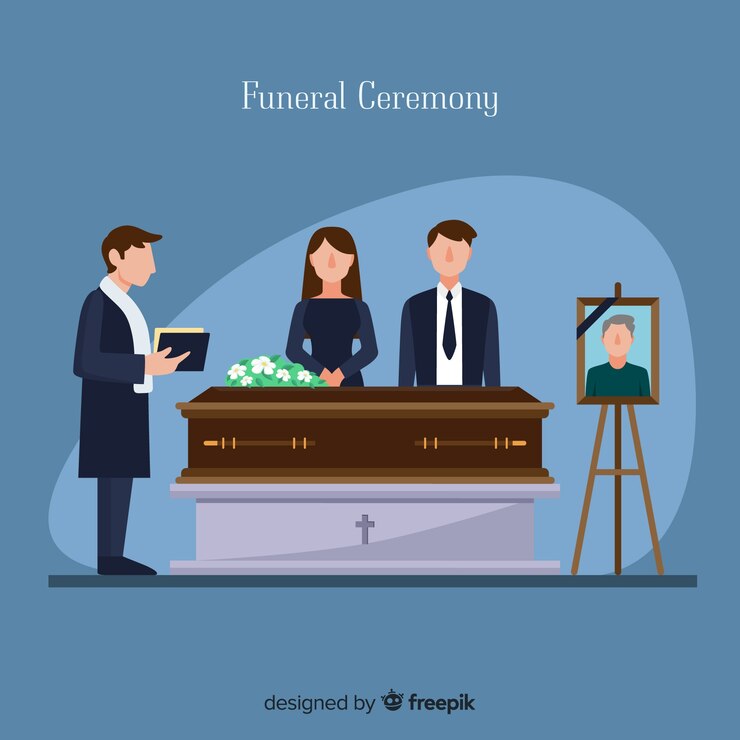 Vector gratuito entierro