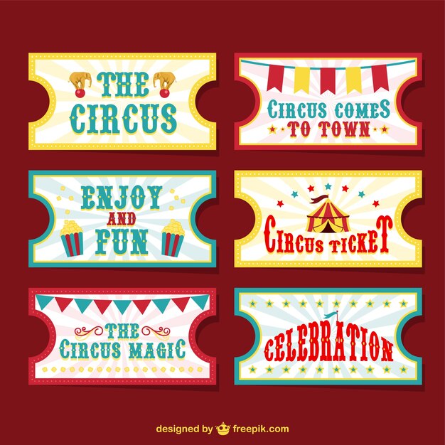 Entradas de circo