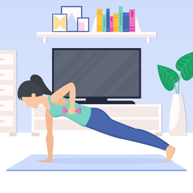 Entrenando en casa