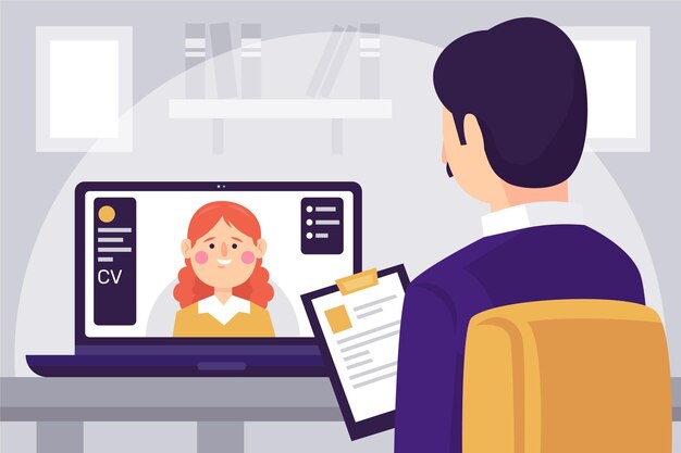 Entrevista de trabajo en línea
