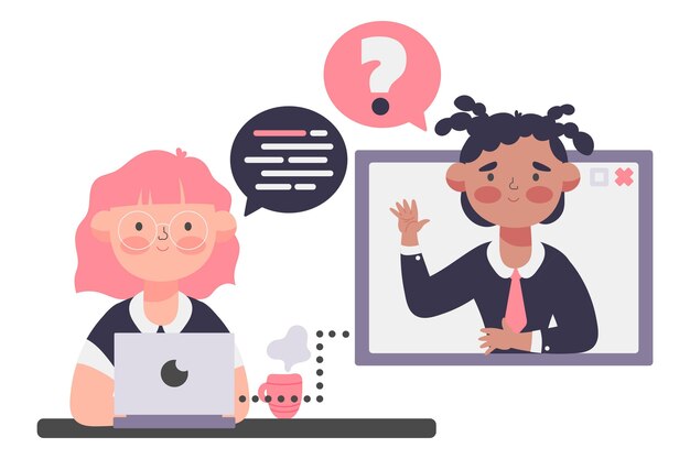 Entrevista de trabajo en línea
