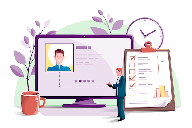 Entrevista de trabajo online