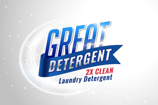 Envases de detergente para ropa para telas limpias
