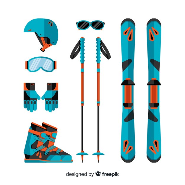 Equipación plana deporte invierno
