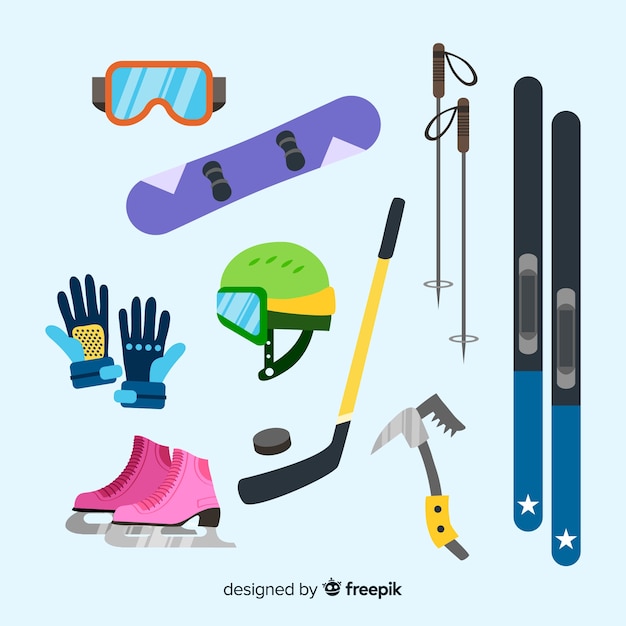 Equipamiento de deporte de invierno