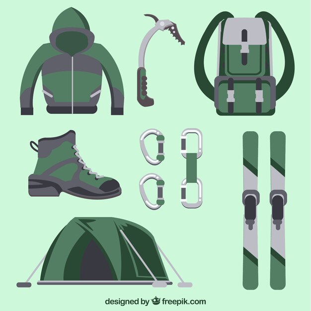 Equipo de deporte de invierno