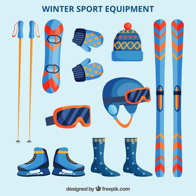 Equipo de deportes de invierno