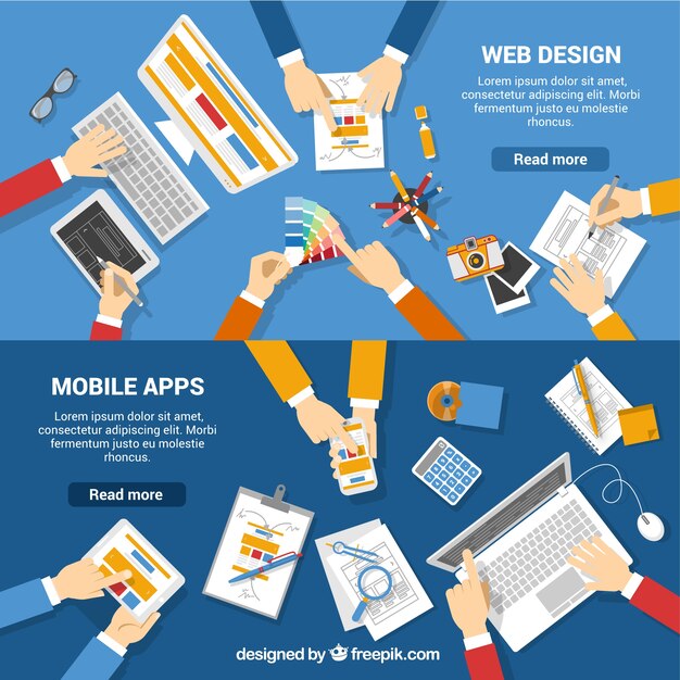 Equipo de diseñadores trabajando