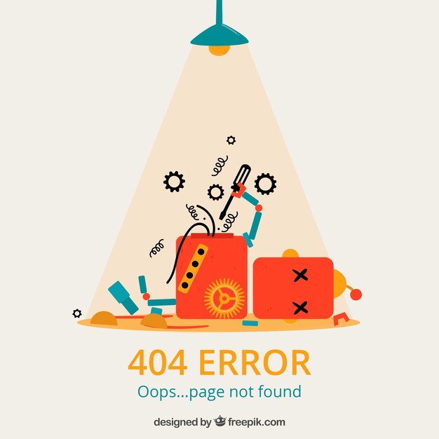 Error 404 hecho a mano