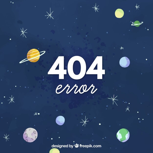 Error 404 hecho a mano