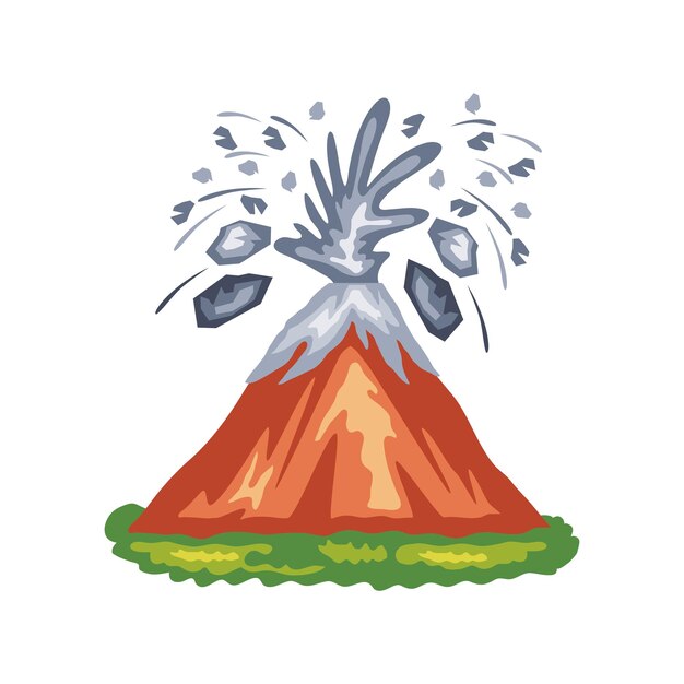 Erupción volcánica peligrosa