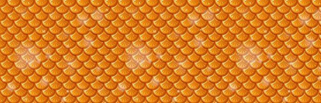 Escalas doradas con patrón sin costuras de fondo
