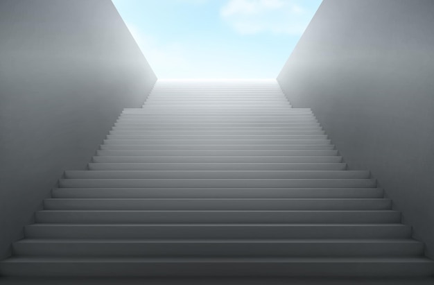 La escalera conduce al cielo.