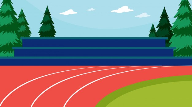 escena de atletismo