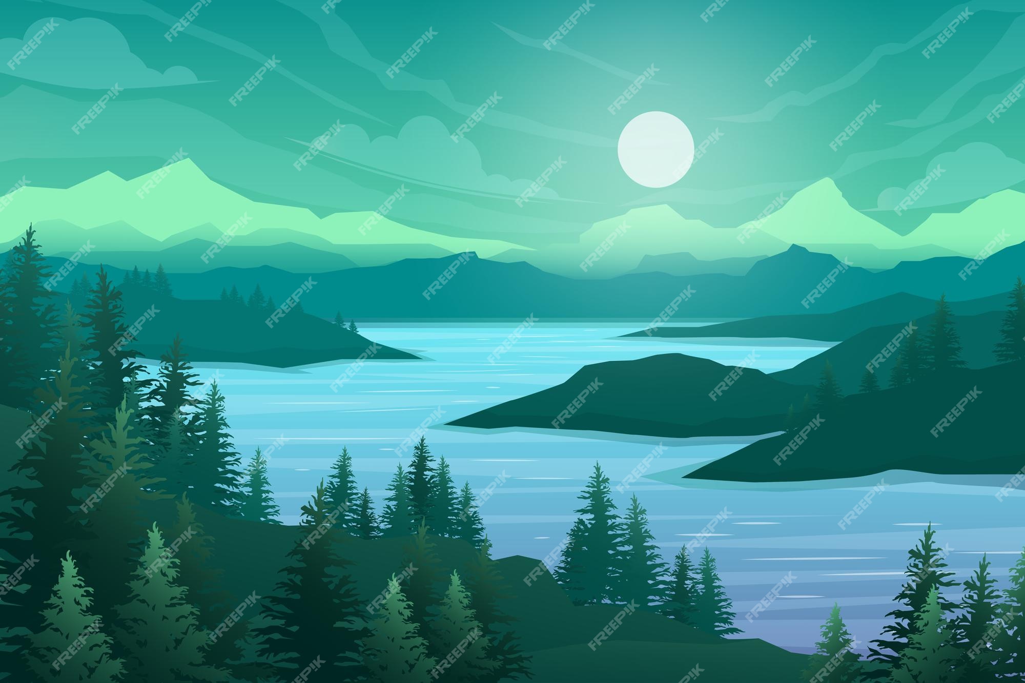 Imágenes de Ilustracion Paisaje - Descarga gratuita en Freepik Imágenes de Ilustracion Paisaje - Descarga gratuita en Freepik