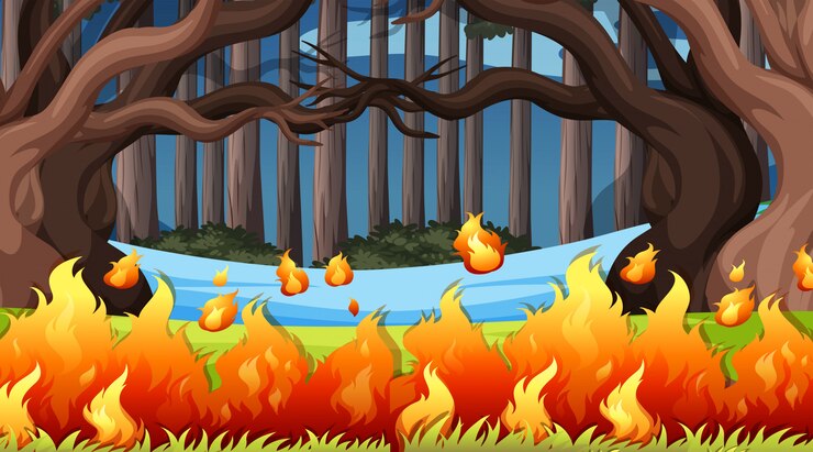 Vector gratuito escenas de ambientes naturales de fondo paisaje