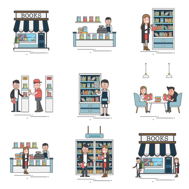 Escenas de la librería