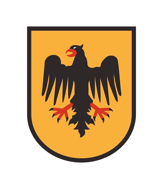 Vector gratuito escudo nacional de alemania