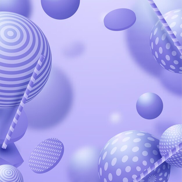 Esferas que fluyen 3d. Ilustración abstracta de vector de racimo de burbujas o bolas multicolores. Concepto de moda moderno. Elemento de decoración dinámica. Cartel futurista o diseño de portada.