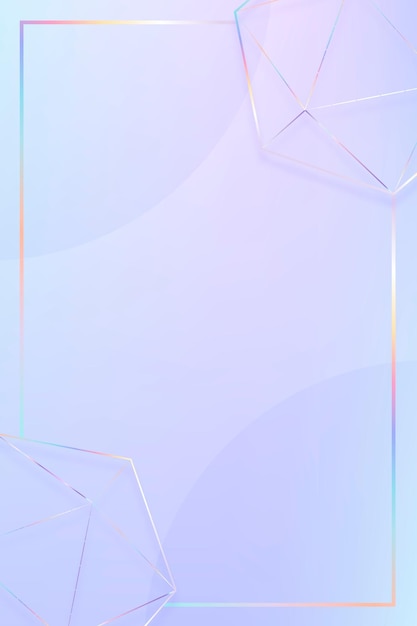 Espacio de diseño de fondo de vector de borde de formas geométricas