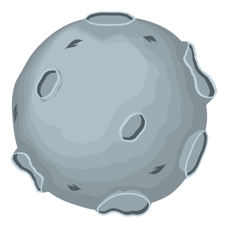 Vector gratuito espacio lunar exterior