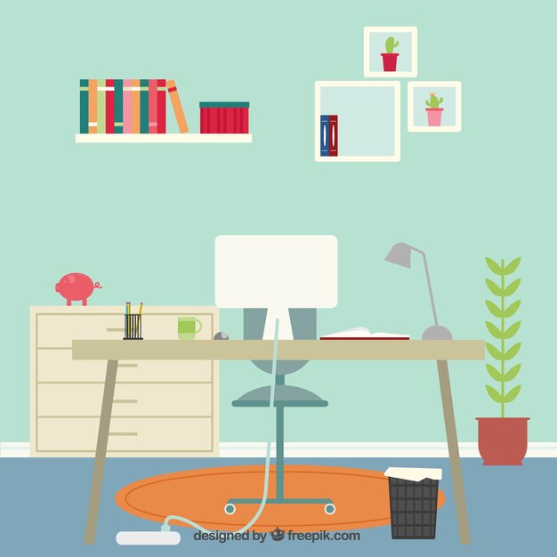 Espacio de trabajo en casa