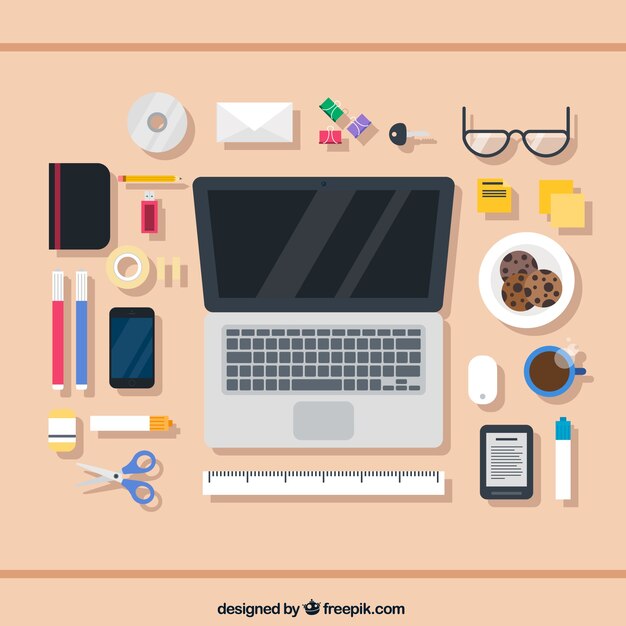 Espacio de trabajo de dibujos animados