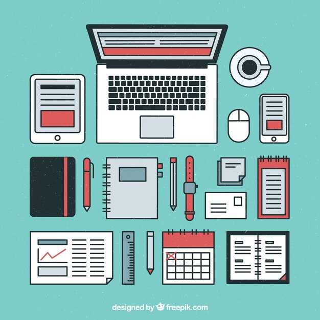 Espacio de trabajo con estilo original