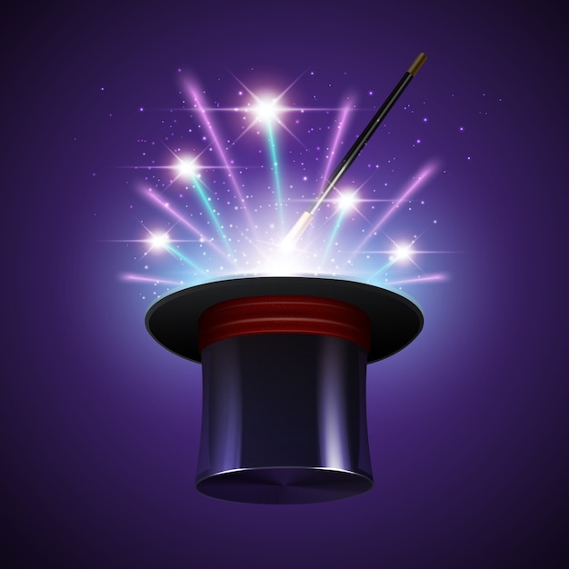 Espectáculo de magia de fondo