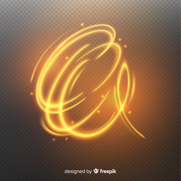 Espiral dorada brillante