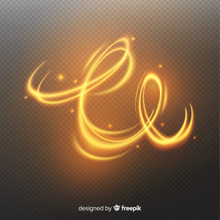Vector gratuito espiral dorada brillante