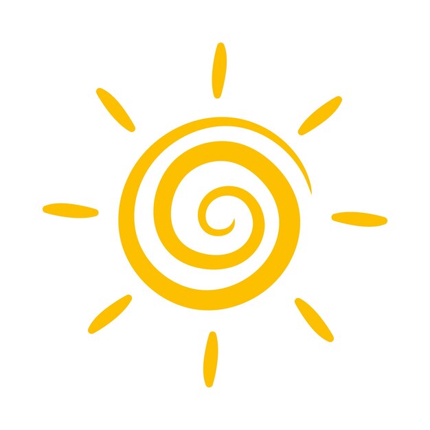 Espiral solar amarillo