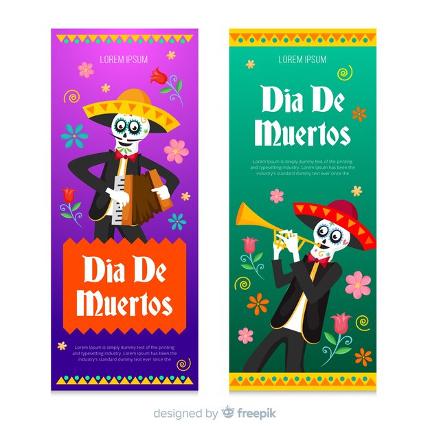 Esqueletos de músicos para el evento dia de muertos
