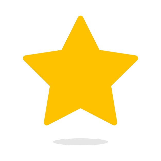 Las esquinas redondas de las estrellas.