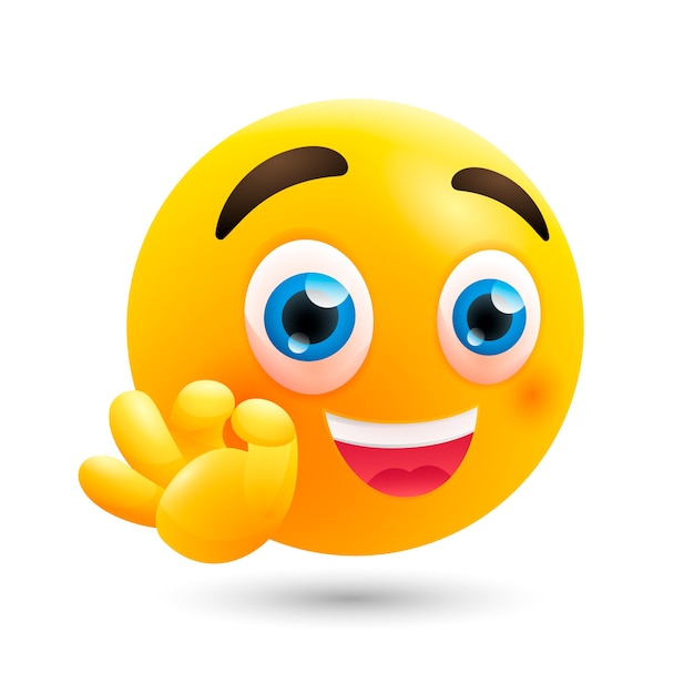 Está bien, la ilustración del emoji.