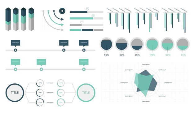 Establecer elementos de infografía