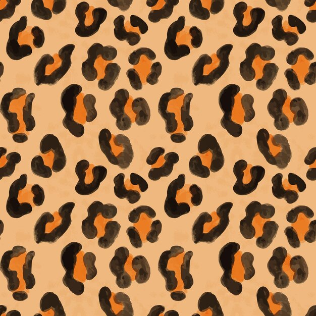 Estampado de animales en acuarela