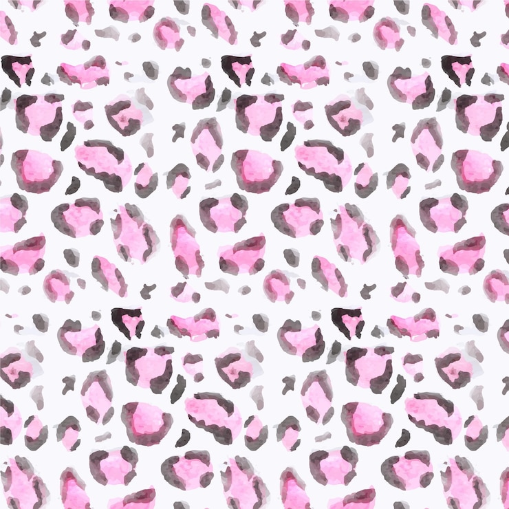 Vector gratuito estampado de animales en acuarela