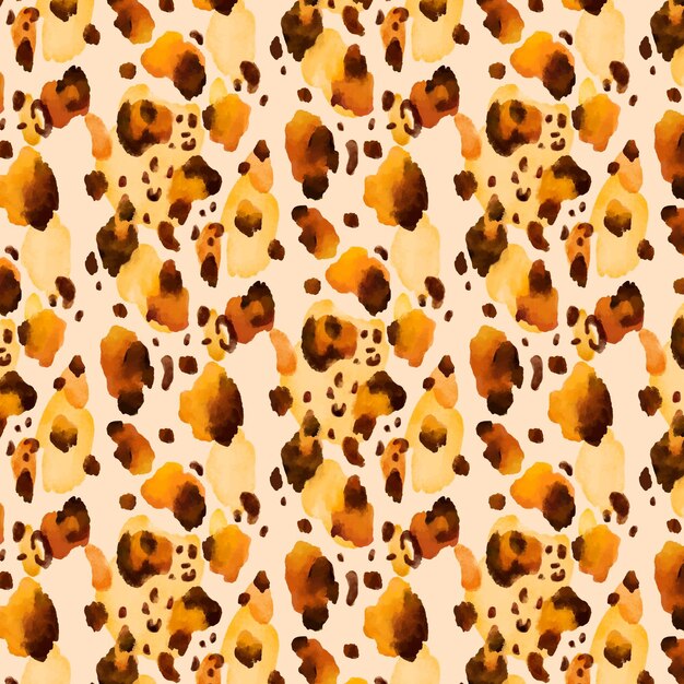 Estampado de animales en acuarela