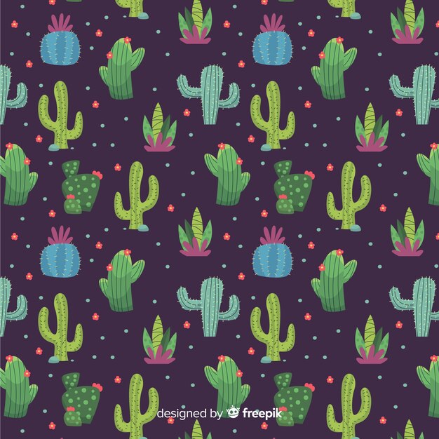 Estampado de cactus