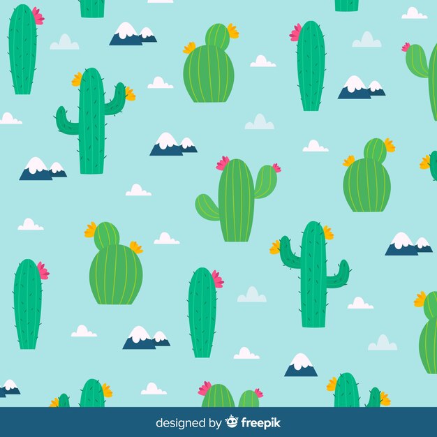 Estampado de cactus