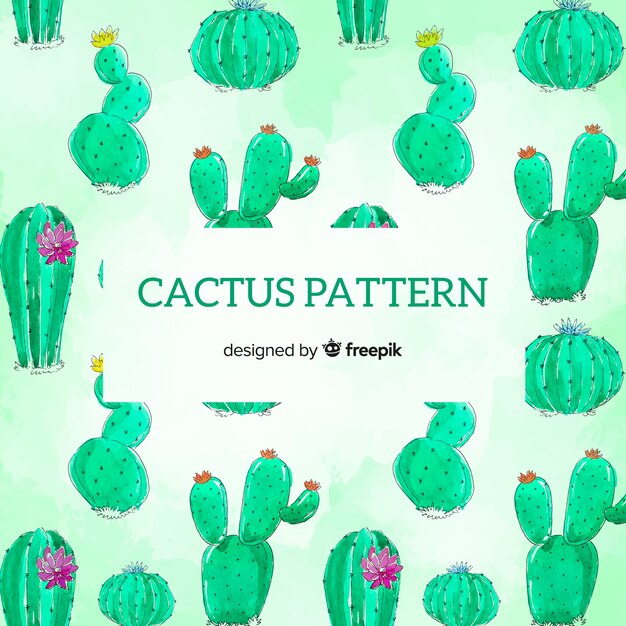Estampado de cactus