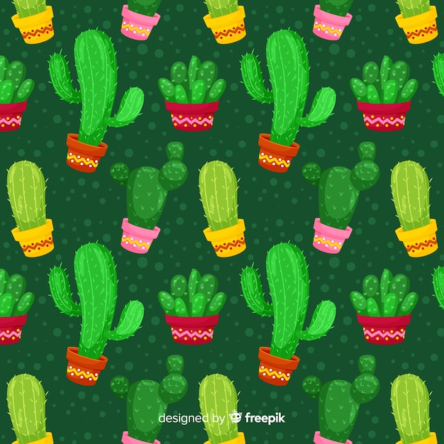 Estampado de cactus