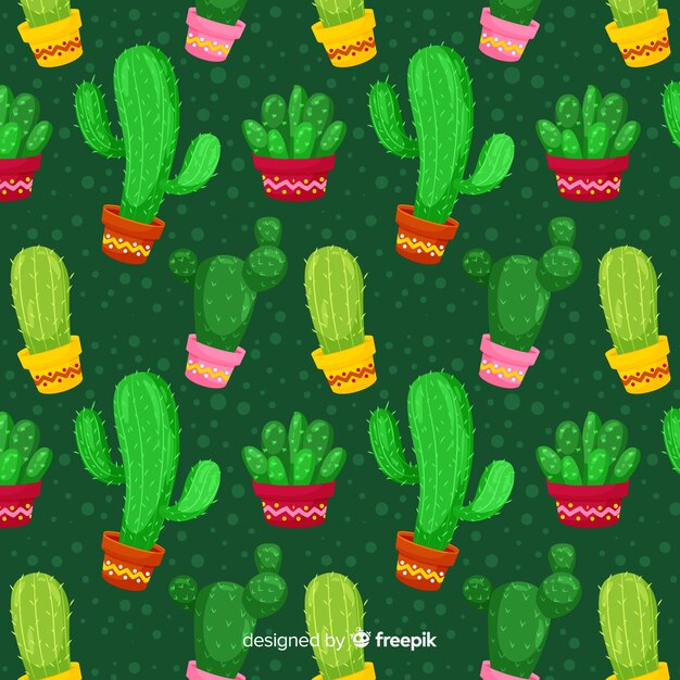 Estampado de cactus