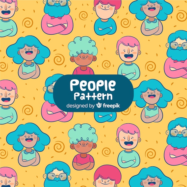 Estampado de personas