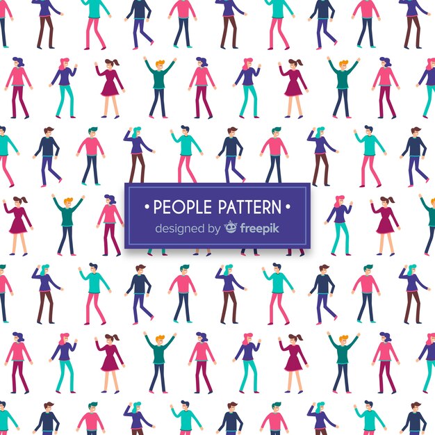 Estampado de personas