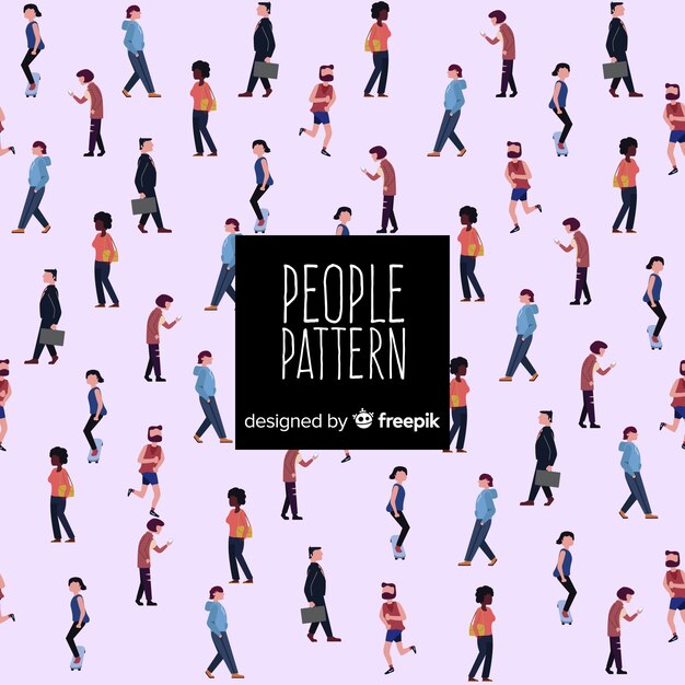Estampado de personas